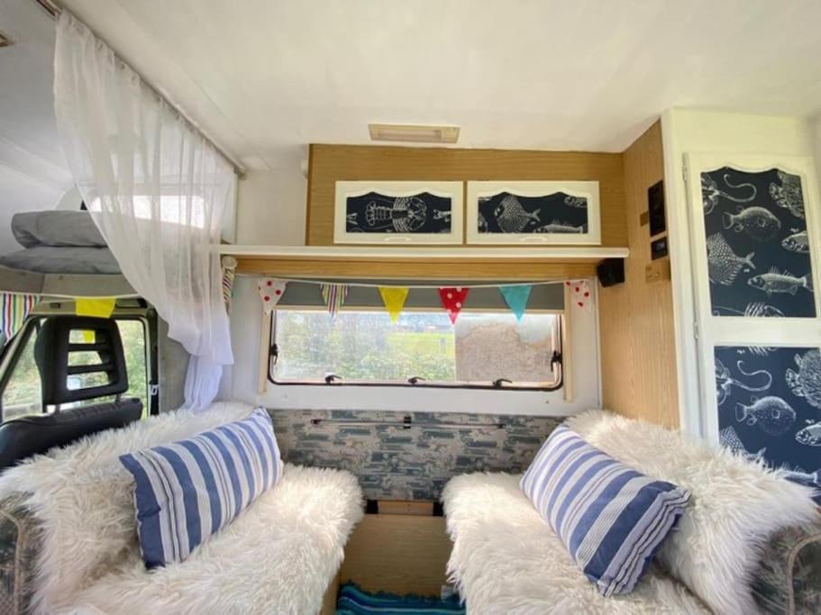 Lily Cosy Campervan With Sea Views & Amazing Sunrises St Ives  Bagian luar foto